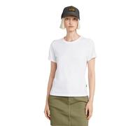 G-STAR Para Mujer Camiseta Embro G-Script Logo, Blanco (White D26069-D975-110), L