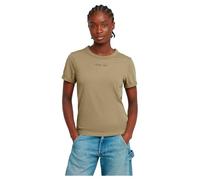 G-STAR Para Mujer Camiseta Embro G-Script Logo, Verde (ensis Green D26069-D975-6057), S
