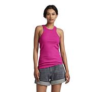 G-Star Para Mujer Camiseta Sin Mangas Italian Army Ultra Slim, Rosa (fuchsia red D22768-D289-D609), L
