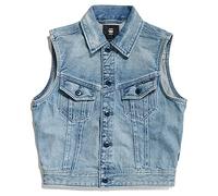 G-Star Para Mujer Chaleco Slim Denim, Azul (sun faded air force blue D22582-B988-C947), M