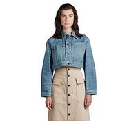 G-Star Para Mujer Chaqueta Cropped Denim, Azul (antique faded moonlit ocean D22953-D318-D869), S