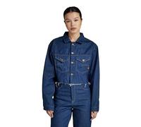 G-STAR Para Mujer Chaqueta Relaxed Cropped Cutoff, Azul (raw denim D24338-D547-001), XS