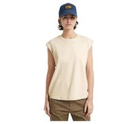 G-STAR Para Mujer Constructed Loose Top, Blanco (Chalk D25032-C812-127), XS