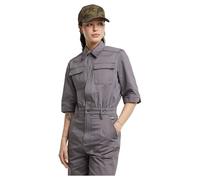 G-STAR Para Mujer Core jumpsuit ss wmn, Gris (granite D24588-D766-1468), XL