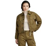G-Star Para Mujer Cropped Hunter Jacket wmn, Verde (dark olive D23689-D389-C744), XL