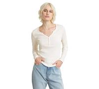 G-STAR Para Mujer Deep v Indigo Henley Slim LS wmn, Gris (lt Chalk D24656-5268-1284), XS