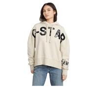 G-STAR Para Mujer Embro Print Oversized Hoodie, Blanco (Chalk D25046-D589-127), M