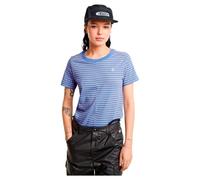 G-Star para Mujer Front Seam Stripe Top, Multicolor (Wedgewood/Sandstorm Stripe D25506-C483-G912), XXS