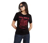 G-Star para Mujer Grid Wave Graphic Top, Negro (dk Black D25052-D609-6484), M