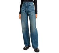G-STAR Para Mujer Jeans Deck 2.0 High Loose, Azul (Faded Blue Marble D23591-D434-G723), 27W / 32L