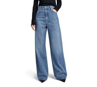 G-Star para Mujer Jeans Deck 2.0 High Loose, Azul (Faded Everglade D23591-D301-G357), 28W / 32L