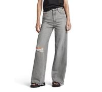 G-Star para Mujer Jeans Deck 2.0 High Loose, Gris (Faded Ripped Aerosol D23591-D490-G669), 32W / 30L