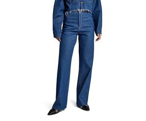 G-STAR Para Mujer Jeans Judee Loose Cut Waistband, Azul (Raw Denim D24355-D547-001), 24W / 28L