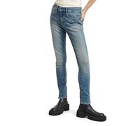 G-STAR Para Mujer Jeans Lhana Skinny Split, Azul (Sun Faded Biscay Blue D24356-D440-G345), 32W / 34L