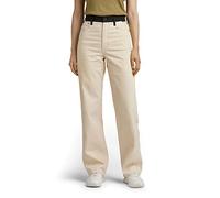 G-Star Para Mujer Jeans Tedie Ultra High Straight PM, Beige (ecru D20999-C525-159), 32W / 30L