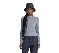 G-Star Para Mujer Jersey Pointelle Text Knitted, Gris (dim grey D23924-B754-3885), XS