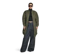 G-Star Para Mujer Long Bomber wmn, Verde (dark olive D23543-C143-C744), XS