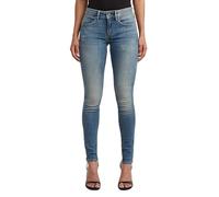 G-Star Para Mujer Midge Zip Mid-Waist Skinny Jeans, Azul (lt vintage aged destroy D05281-8968-9114), 28W / 32L
