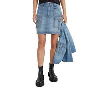 G-STAR Para Mujer Minifalda Viktoria Utility, Azul (Sun Faded Thames D24887-D539-G341), 26