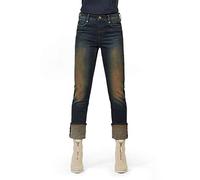 G-Star Para Mujer Noxer Straight Jeans, Azul (antic blight green D17192-C052-B814), 27W / 32L