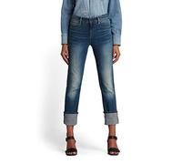 G-Star Para Mujer Noxer Straight Jeans, Azul (antic faded baum blue D17192-C296-B817), 25W / 28L