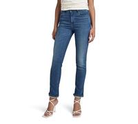 G-Star Para Mujer Noxer Straight Jeans, Azul (faded neptune blue D17192-6550-C571), 26W / 34L