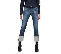 G-Star Para Mujer Noxer Straight Jeans, Azul (worn in gravel blue D17192-C431-B844), 26W / 34L