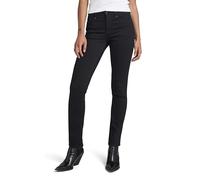 G-Star Para Mujer Noxer Straight Jeans, Negro (pitch black D17192-B964-A810), 27W / 30L