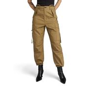G-STAR Para Mujer Pantalones Cargo Cropped Drawcord, Marrón (dk Fawn D24389-D387-7172), 25