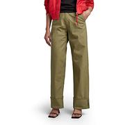 G-Star Para Mujer Pantalones chinos Stray, Verde (smoke olive D22894-D387-B212), 29W / 30L