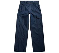 G-STAR Para Mujer Pantalones Judee Low Waist Cargo, Azul (Raw Denim D24673-D541-001), 32W / 34L