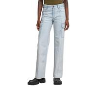 G-STAR Para Mujer Pantalones Judee Low Waist Cargo, Azul (Sun Faded Piscina Blue D24673-D536-G319), 25W / 32L