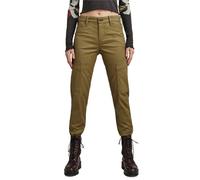 G-Star Para Mujer Pantalones Slim Cargo, Verde (dark olive D23572-C072-C744), 30W / 30L