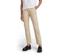 G-Star Para Mujer Pantalones Slim Chino, Beige (westpoint khaki D21371-C072-C531), 28W / 34L