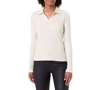 G-STAR Para Mujer Polo Ribbed Slim, Blanco (Chalk D24513-D527-127), XS