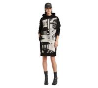 G-STAR Para Mujer Scene Graphic Hoodie Dress, Negro (dk Black D25035-D589-6484), S