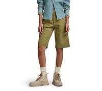 G-Star Para Mujer Shorts Chino Bermuda, Verde (smoke olive D22900-C962-B212), 24