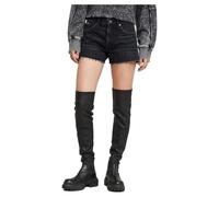G-STAR Para Mujer Shorts True Denim Raw Edge, Gris (Worn in eolith Grey D24376-D933-H114), 31