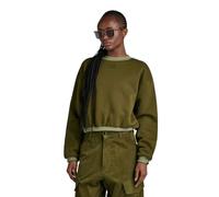 G-Star Para Mujer Sudadera Badge Logo Oversized, Verde (dark olive D24218-C235-C744), S