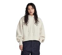 G-Star Para Mujer Sudadera con capucha Oversized Cropped, Beige (eggnog D24236-D425-G076), S
