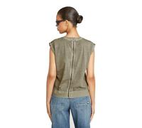 G-Star para Mujer Top Back Zip Overdyed, Verde (ensis Green GD D26421-C261-G544), S