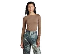 G-Star Para Mujer Top Boat Slim, Marrón (deep walnut D22754-D266-B743), M