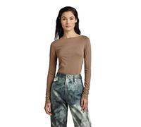 G-Star Para Mujer Top Boat Slim, Marrón (deep walnut D22754-D266-B743), M