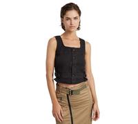 G-Star para Mujer Top Corset, Negro (dk Black GD D24377-C106-B564), XS
