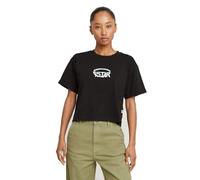 G-STAR Para Mujer Top Cropped Logo Relaxed, Negro (dk Black D26239-C336-6484), M