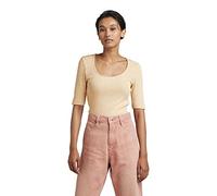 G-Star Para Mujer Top Deep Scoop Slim, Beige (postbag D23134-D263-1868), M