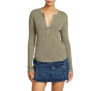 G-STAR Para Mujer Top Deep V-Neck Slim, Verde (ensis Green GD D26140-D968-G544), L