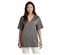 G-Star Para Mujer Top Essential Loose Deep V-Neck, Gris (granite D22746-C539-1468), M