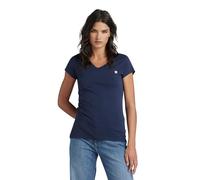 G-Star Para Mujer Top Eyben Slim V-Neck, Azul (sartho blue D21314-4107-6067), S