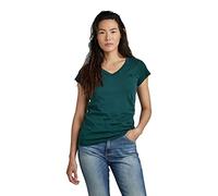G-Star Para Mujer Top Eyben Slim V-Neck, Verde (vermont pine D21314-4107-A915), XS